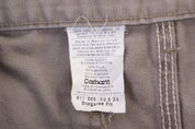 Carhartt Logo Patch Gray Pants
