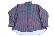 Vintage Wrangler Striped LS Button Down