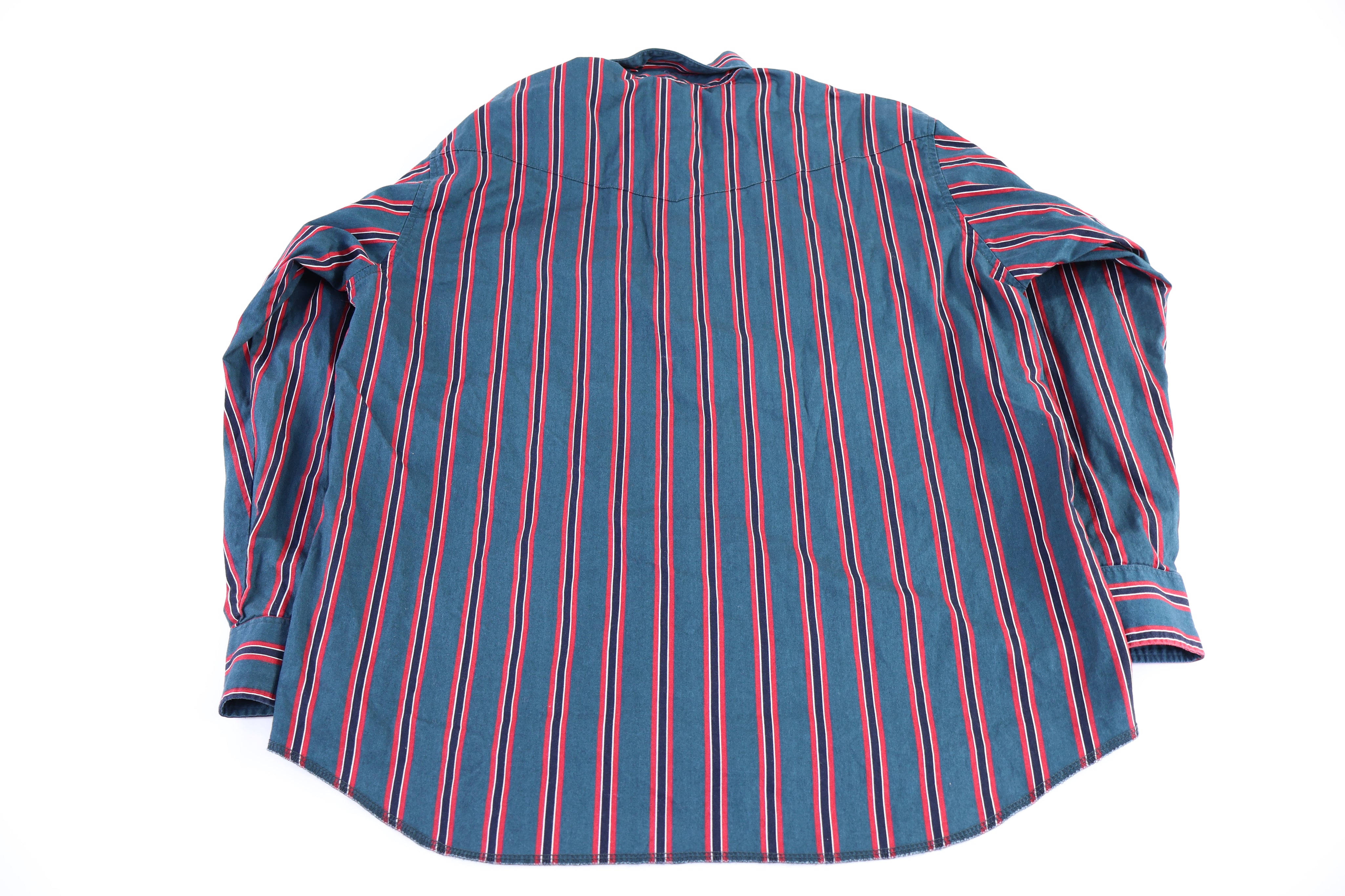Vintage Wrangler Striped LS Button Down