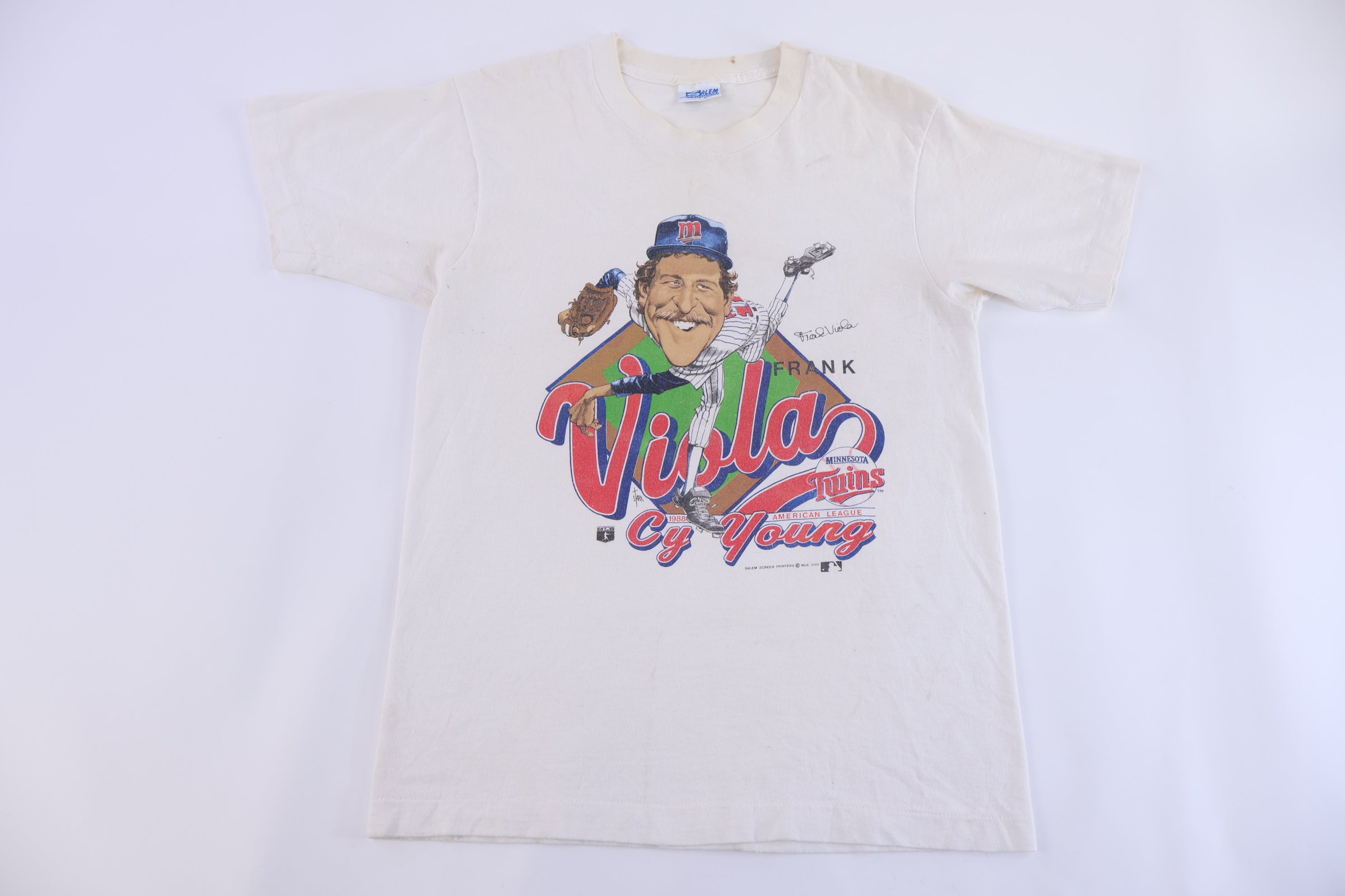 1989 Frank Viola Minnesota Twins Baseball T-shirt
