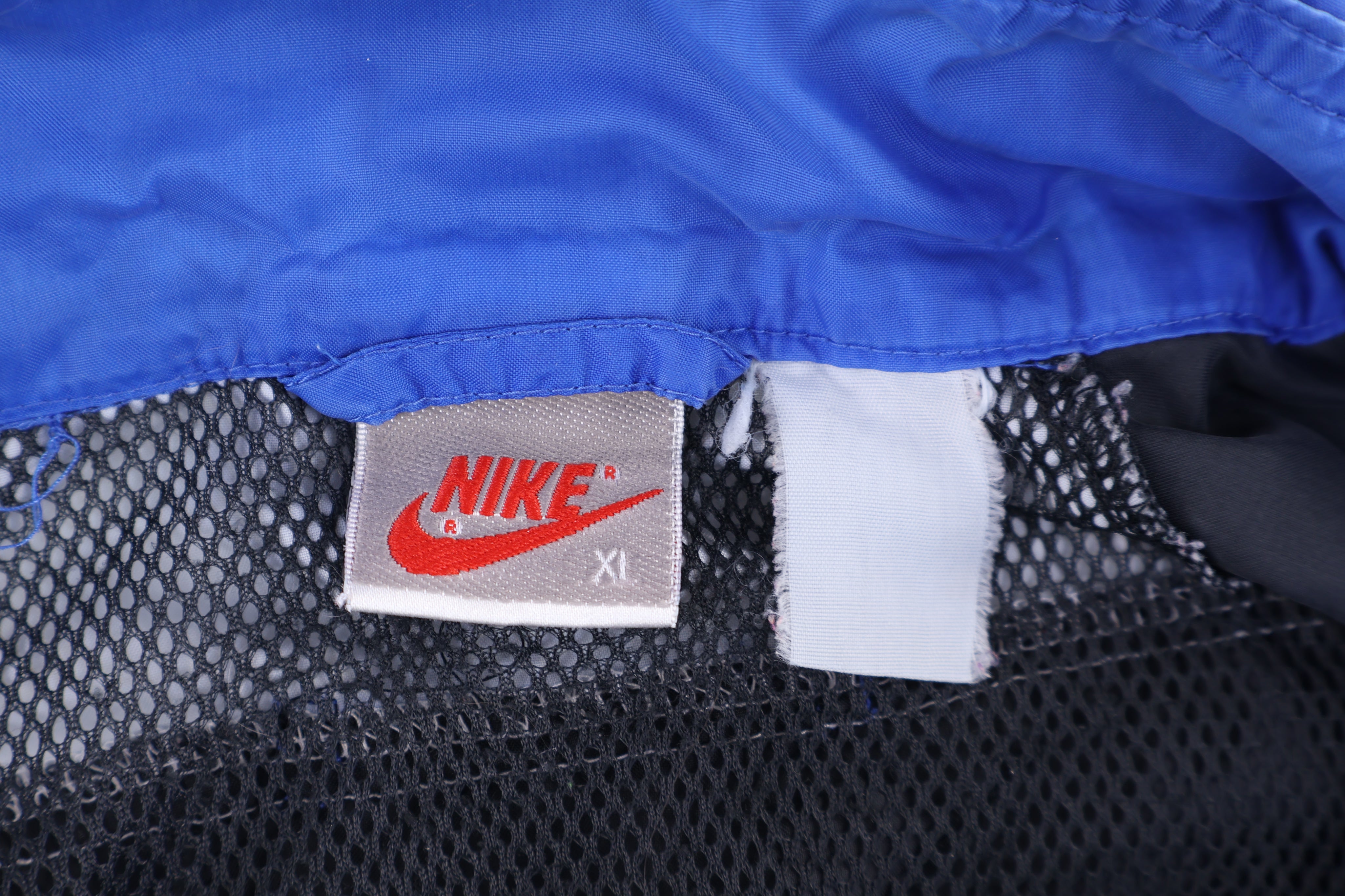 90's Nike Embroidered Logo Multicolor Full Zip Windbreaker