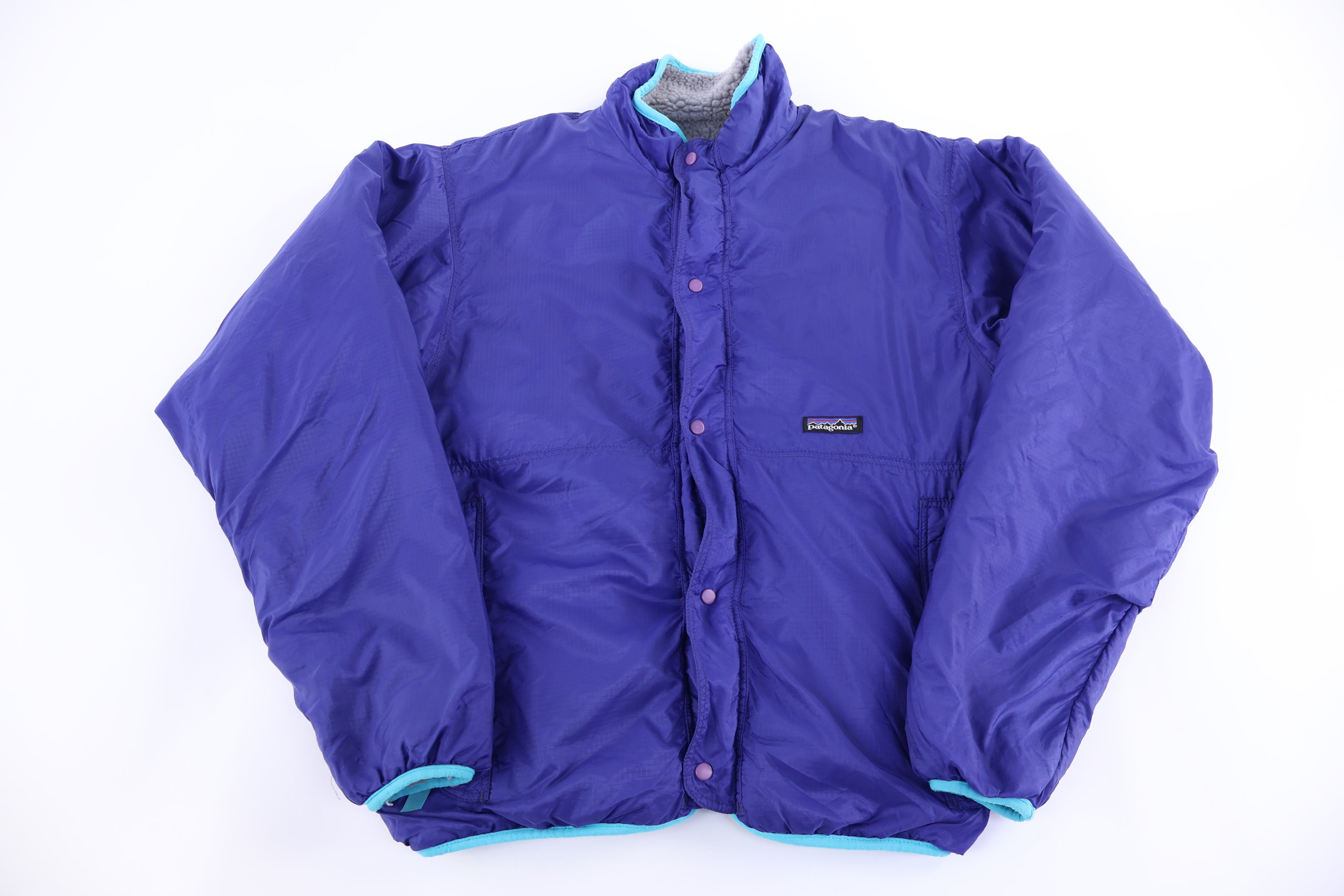 90’s Patagonia Logo Patch Reversible Full Zip Jacket
