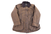 Women's Barbour Brown Waxed Full Zip Jacket