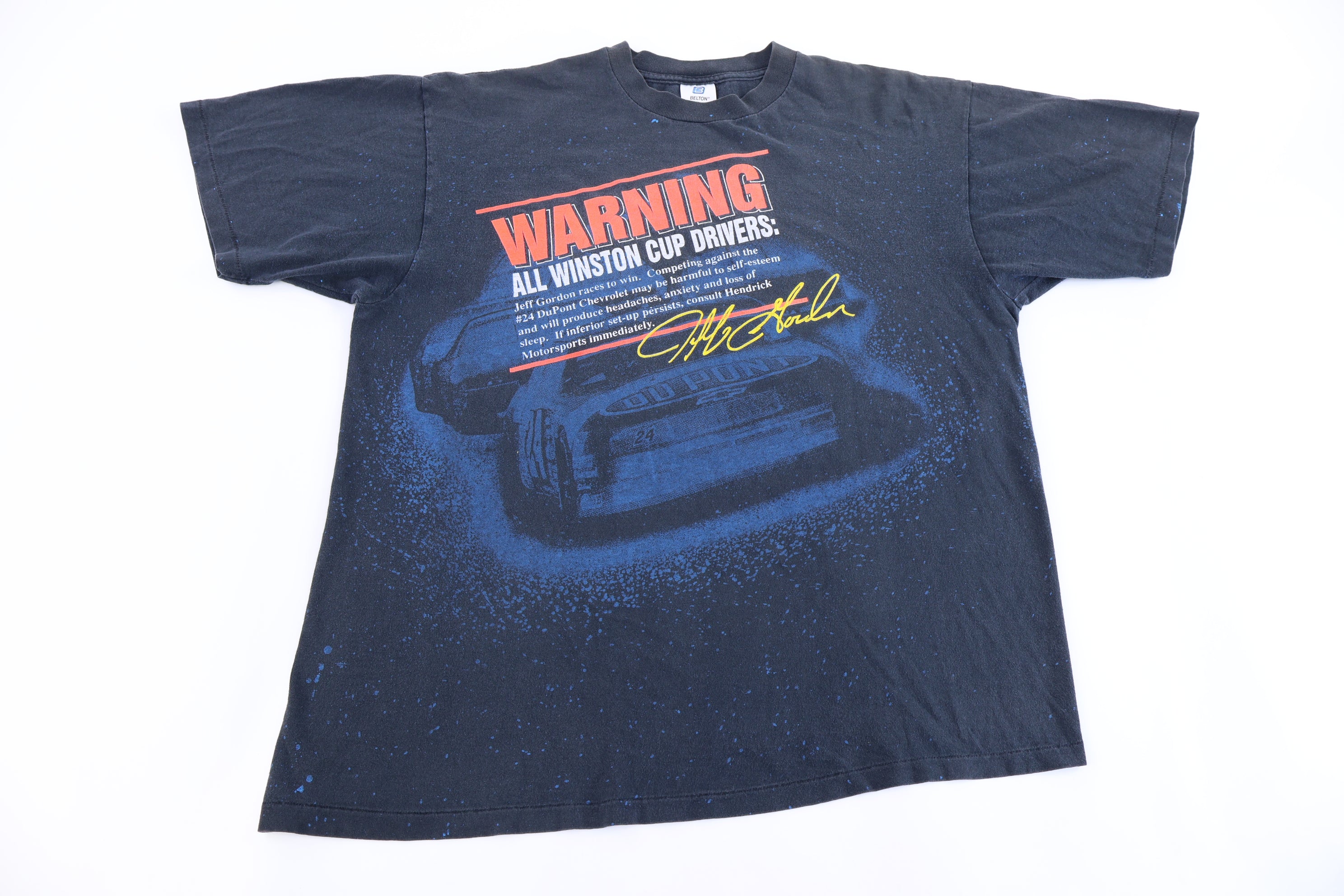 90's Warning All Winston Cup Drivers Racing T-shirt