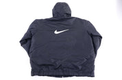 Vintage Nike Embroidered Logo Grey & Black Full Zip Jacket