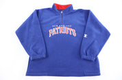 Vintage New England Patriots Quarter Zip Pullover