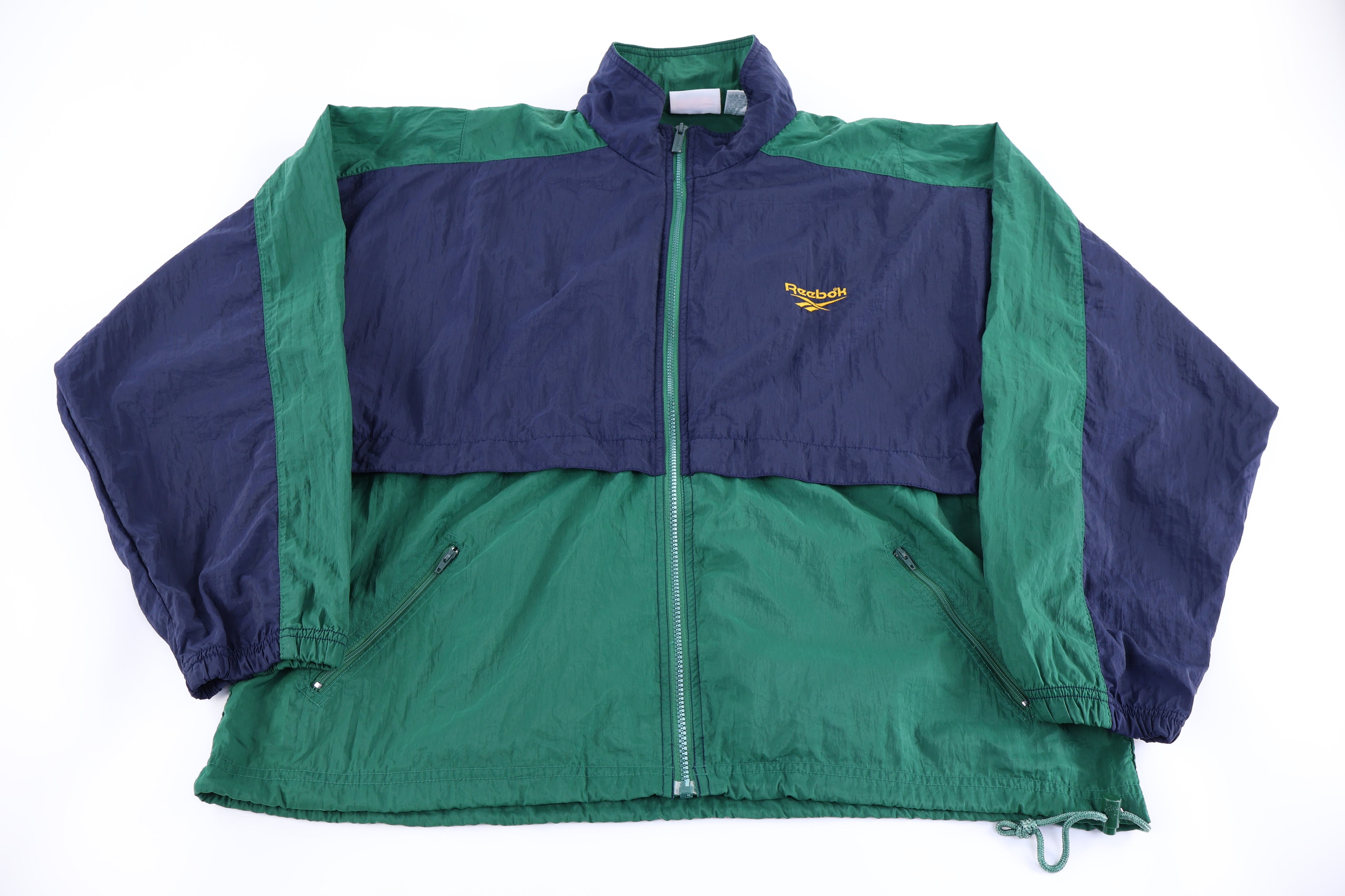 90's Reebok Multicolor Full Zip Windbreaker Jacket