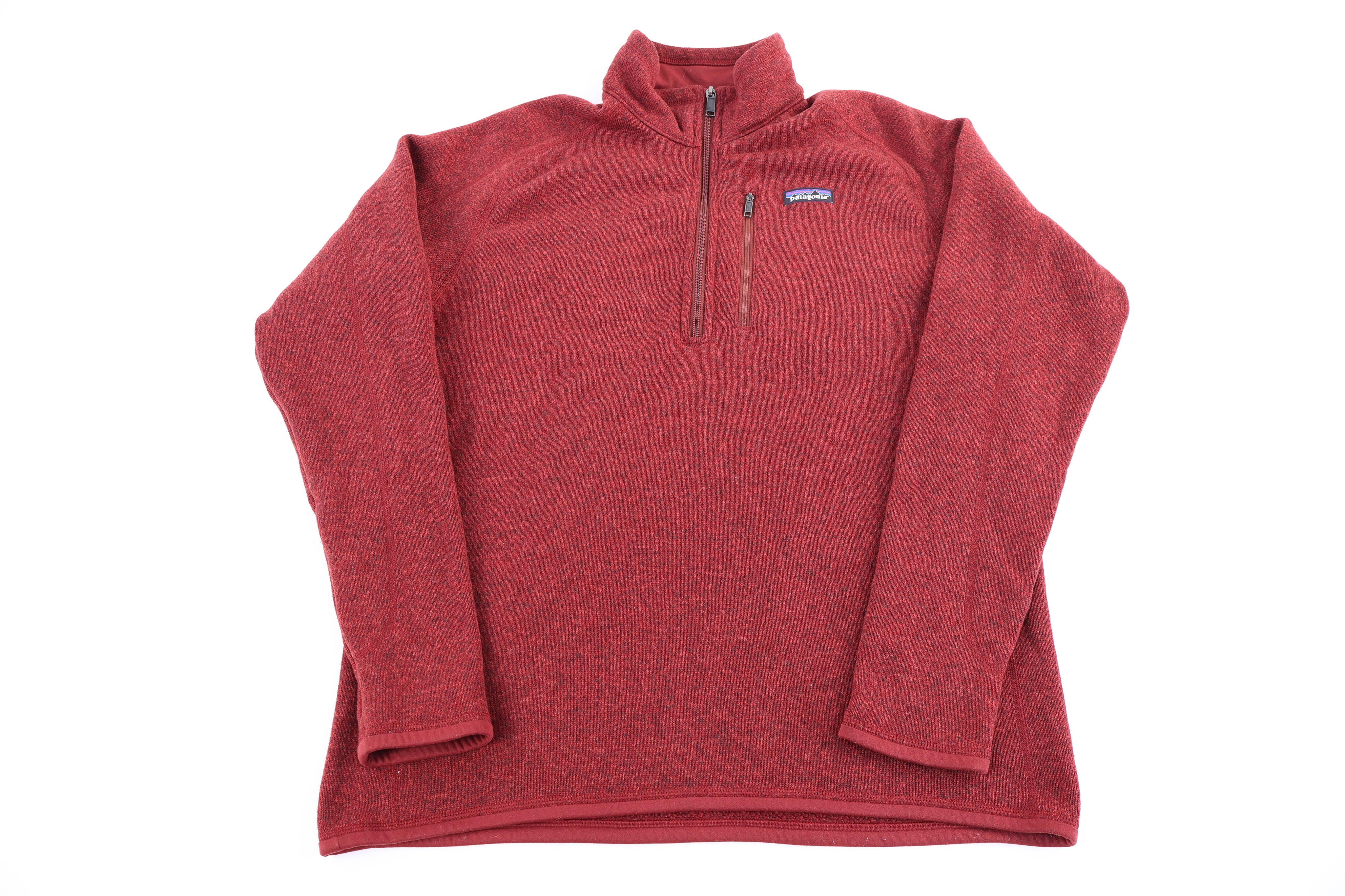 Patagonia Logo Patch Red Better Sweater