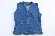 Women's Harley Davidson Motorcycles Denim Vest