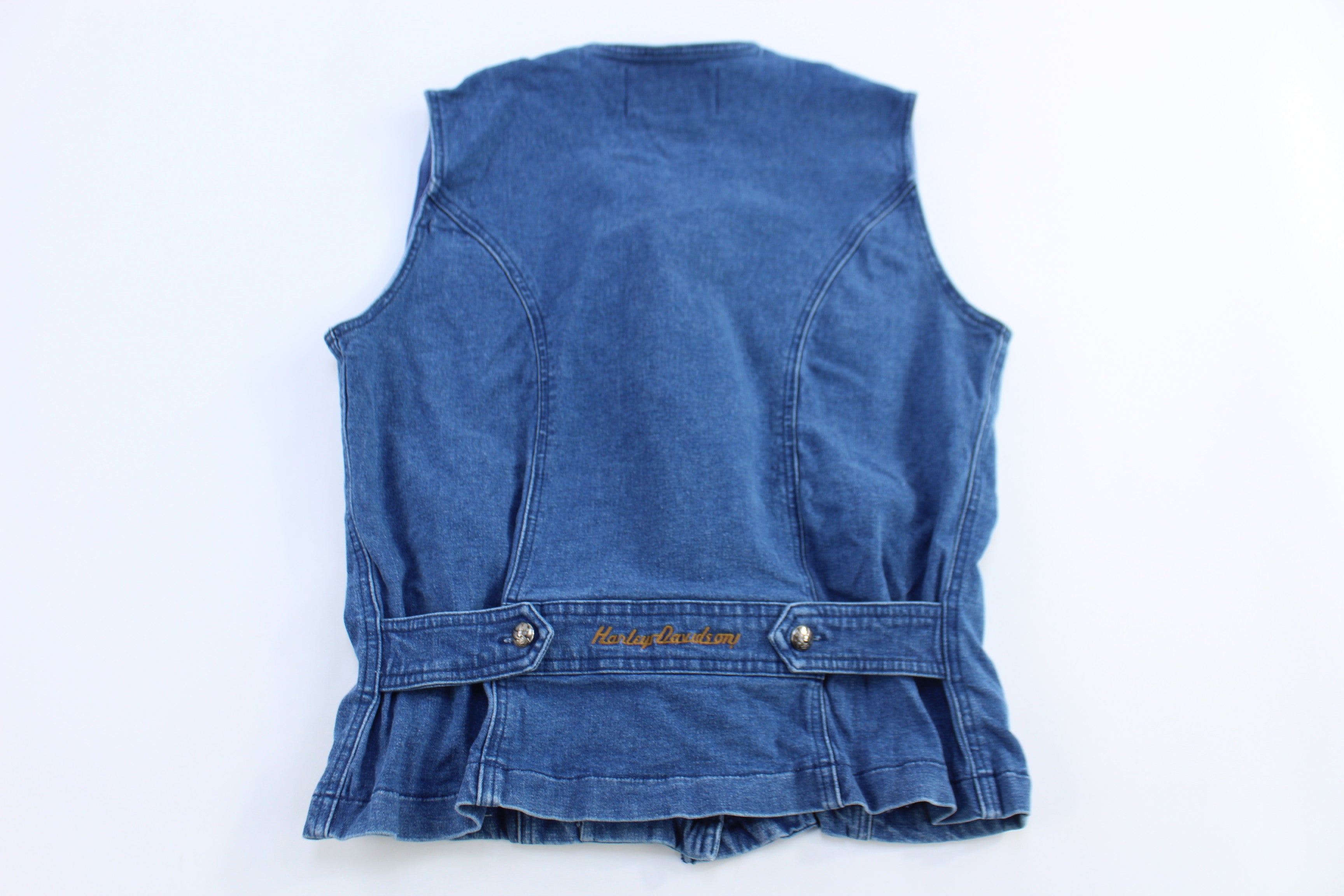 Women's Harley Davidson Motorcycles Denim Vest