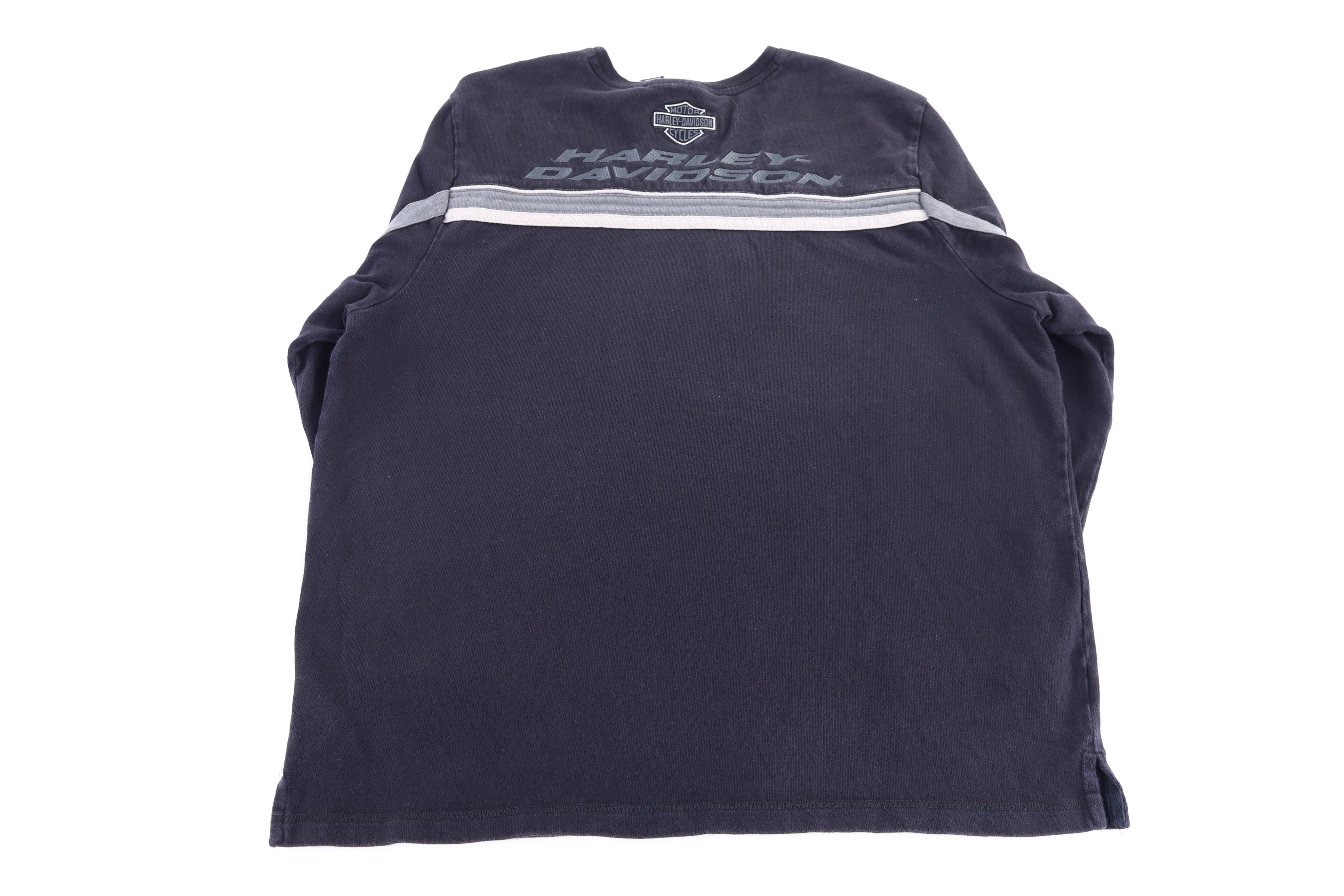 Harley Davidson Motorcycles Embroidered LS T-shirt