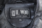Vintage Il-Woo Black Leather Jacket