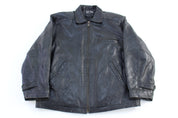 Vintage Il-Woo Black Leather Jacket