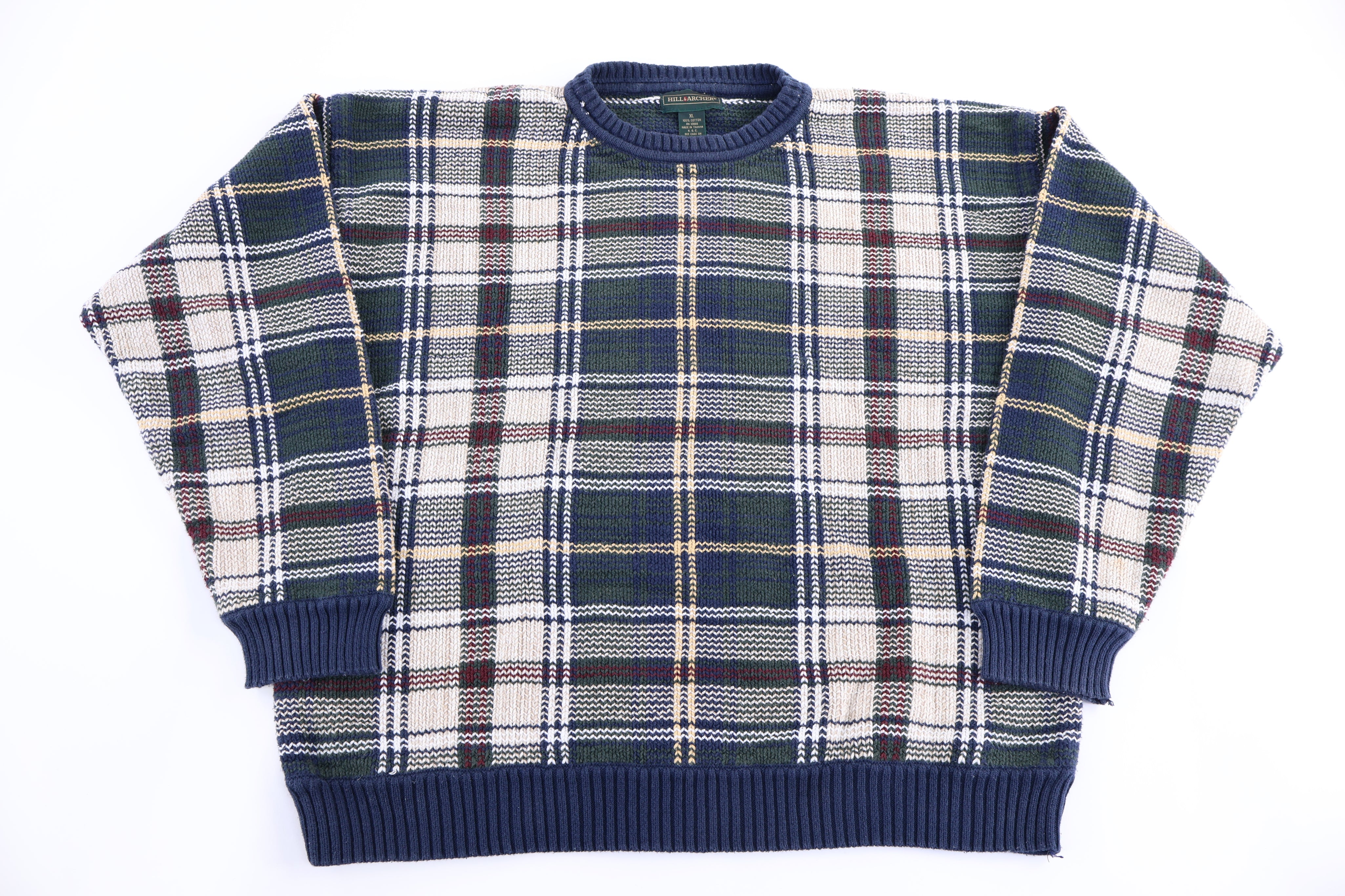 Vintage Hill Archer Multipattern Knit Sweater