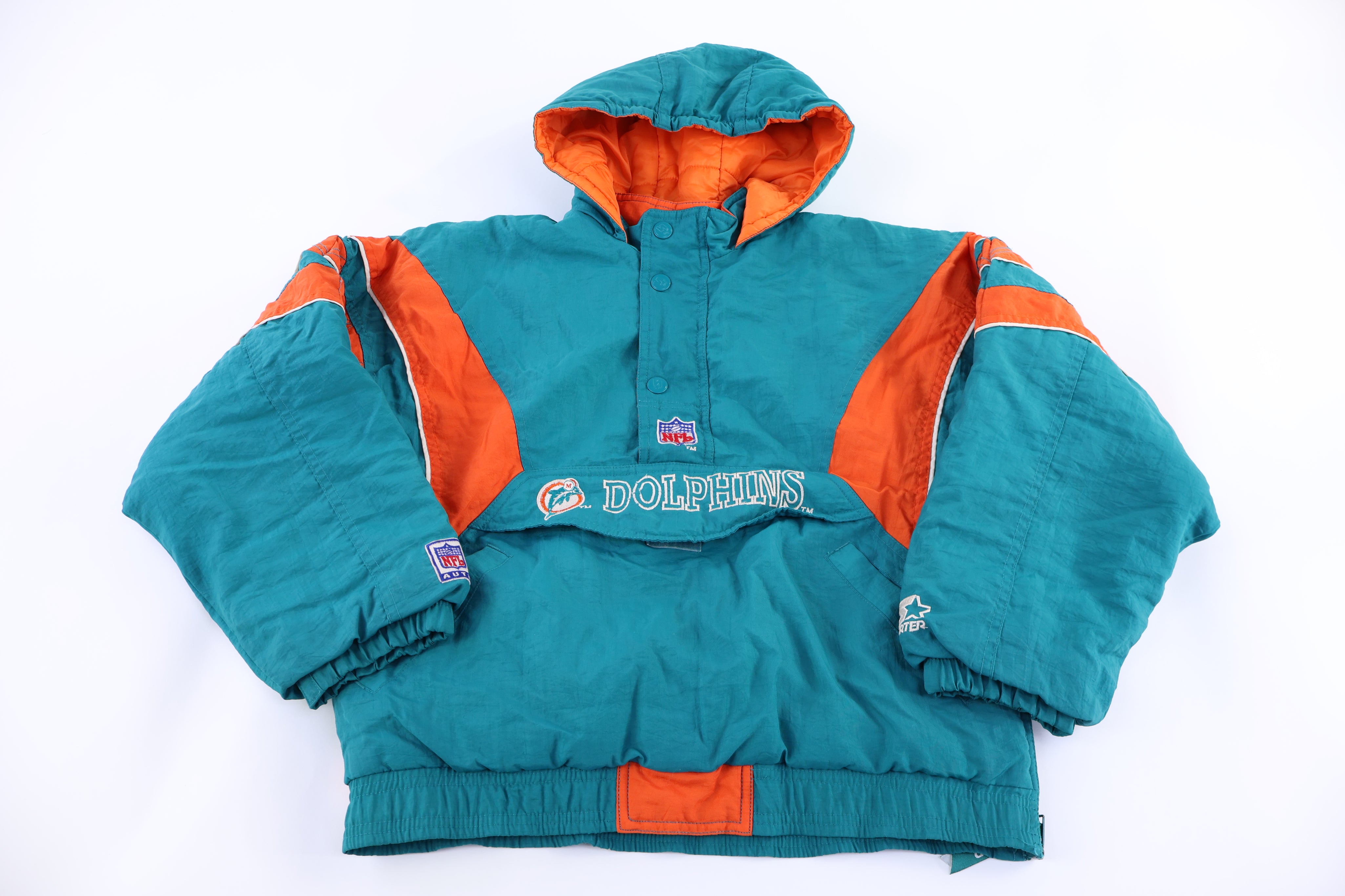 Youth Miami Dolphins Football Puffer Jacket