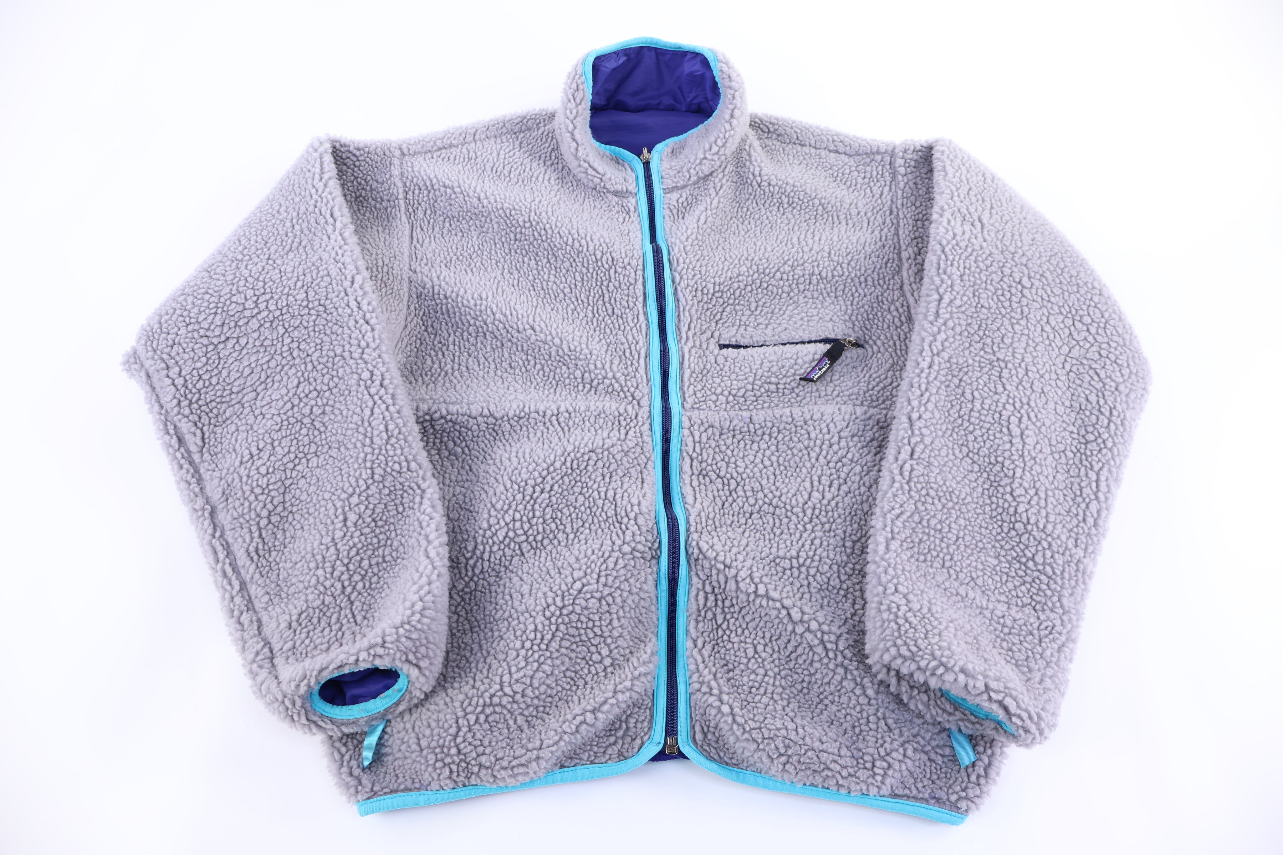 90’s Patagonia Logo Patch Reversible Full Zip Jacket