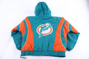 Youth Miami Dolphins Football Puffer Jacket
