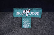 Vintage Big Dogs Grey Quarter Zip Pullover