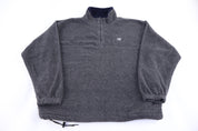 Vintage Big Dogs Grey Quarter Zip Pullover
