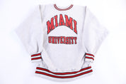 90's Miami University Embroidered Sweatshirt