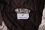 Youth Carhartt Logo Patch Camo Full Zip Jacket