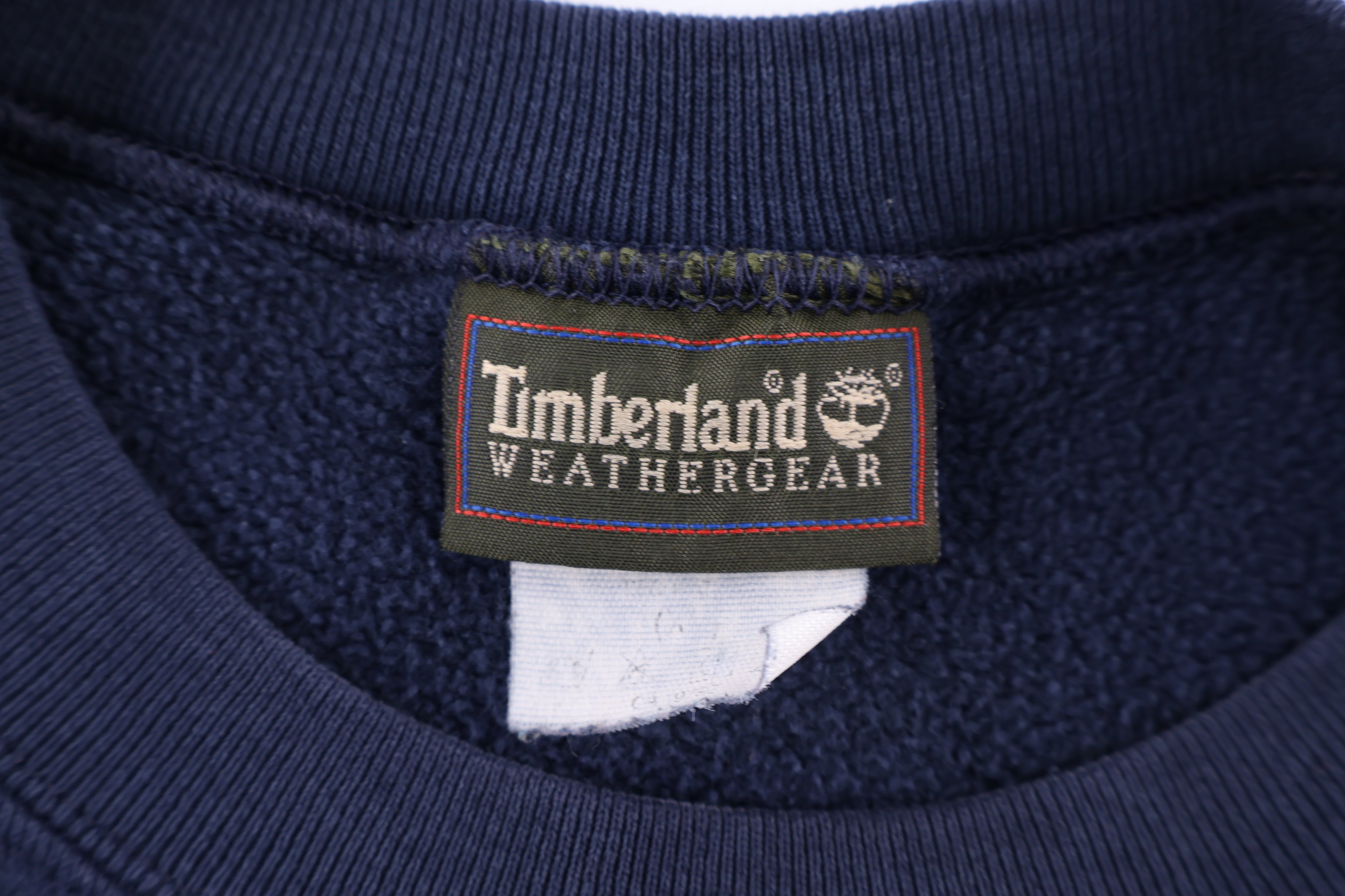 90's Timberland Embroidered Navy Sweatshirt