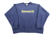 90's Timberland Embroidered Navy Sweatshirt