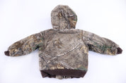 Youth Carhartt Logo Patch Camo Full Zip Jacket