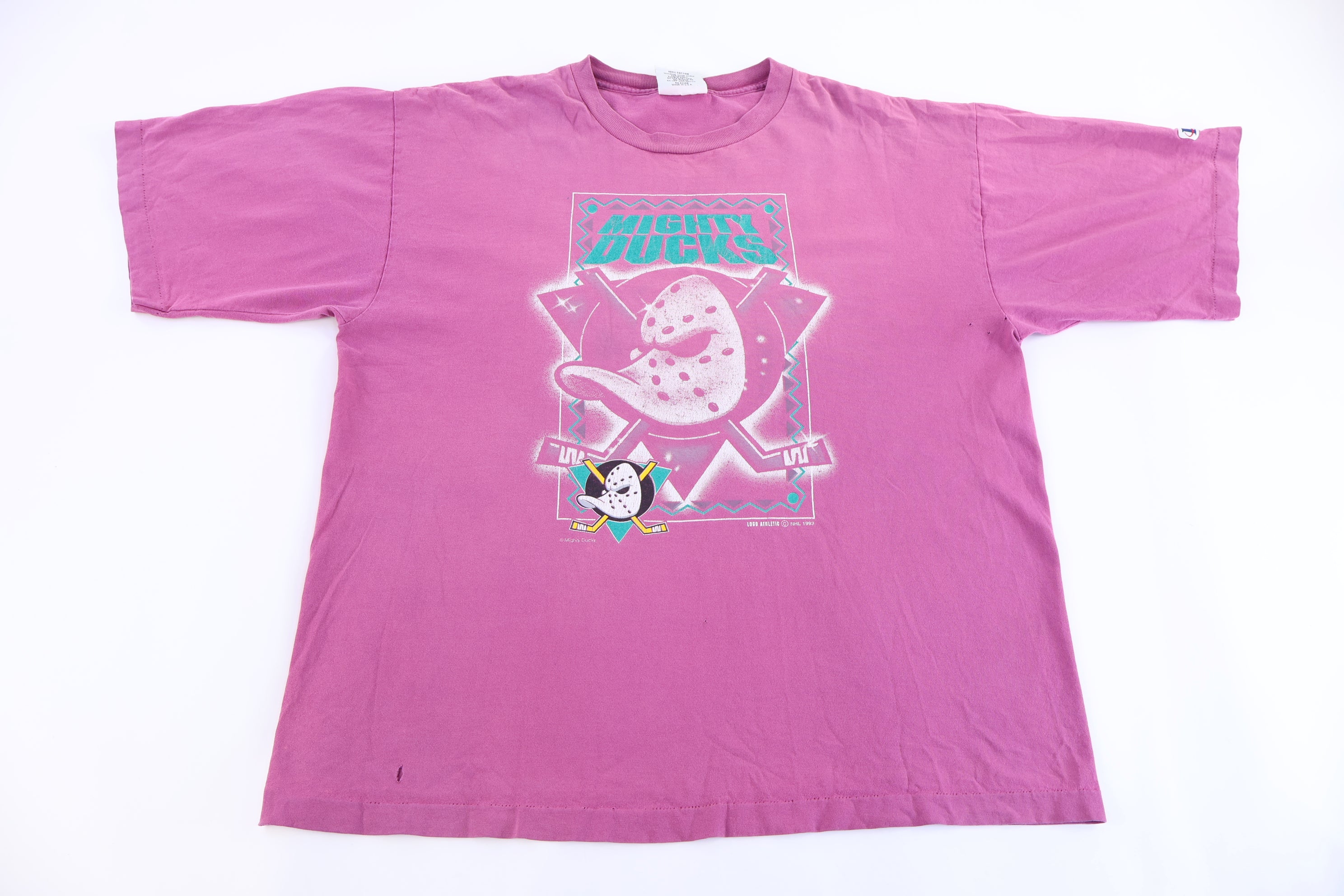 1993 Anaheim Ducks Hockey T-shirt