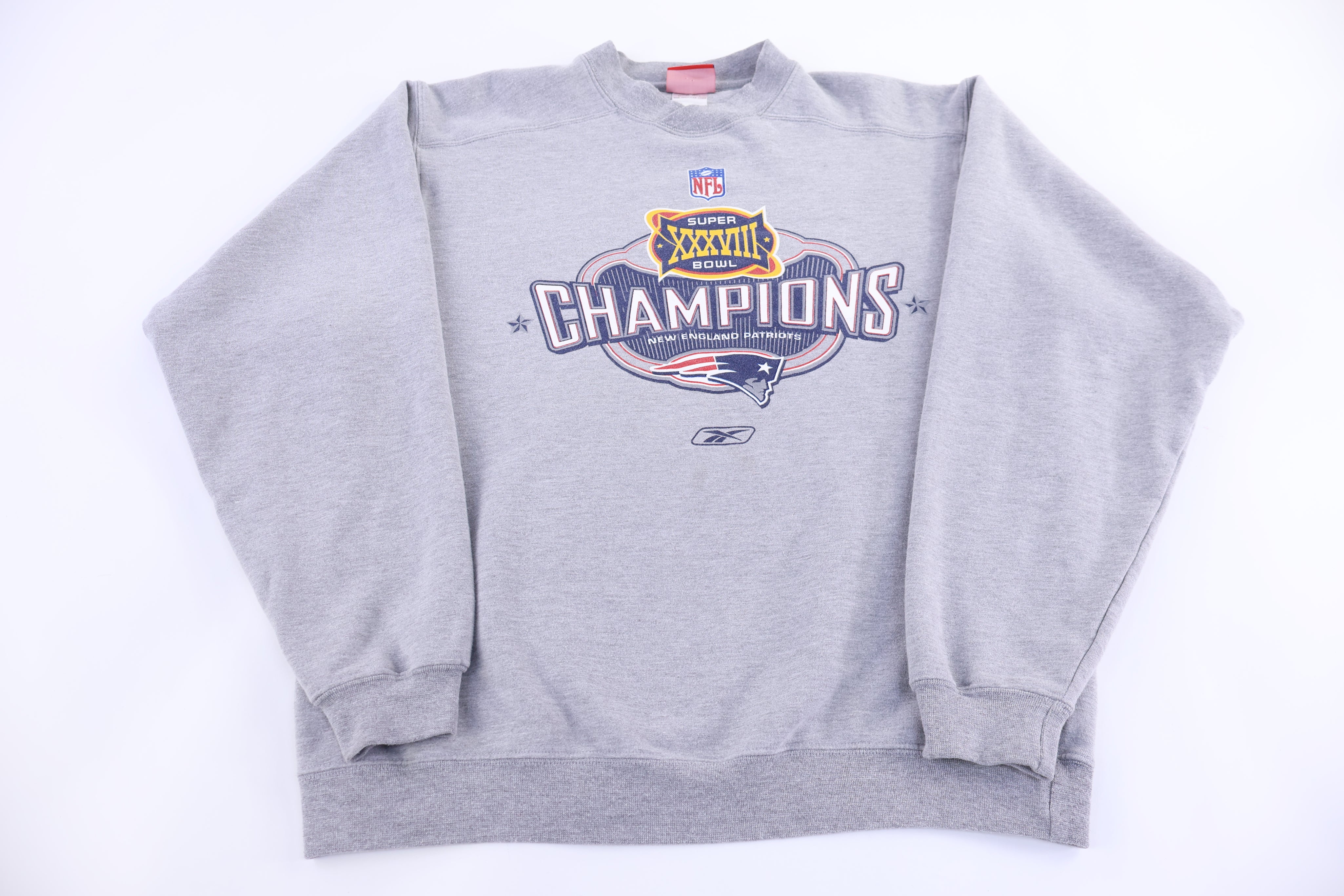 Vintage Reebok New England Patriots Super Bowl Champions Sweatshirt