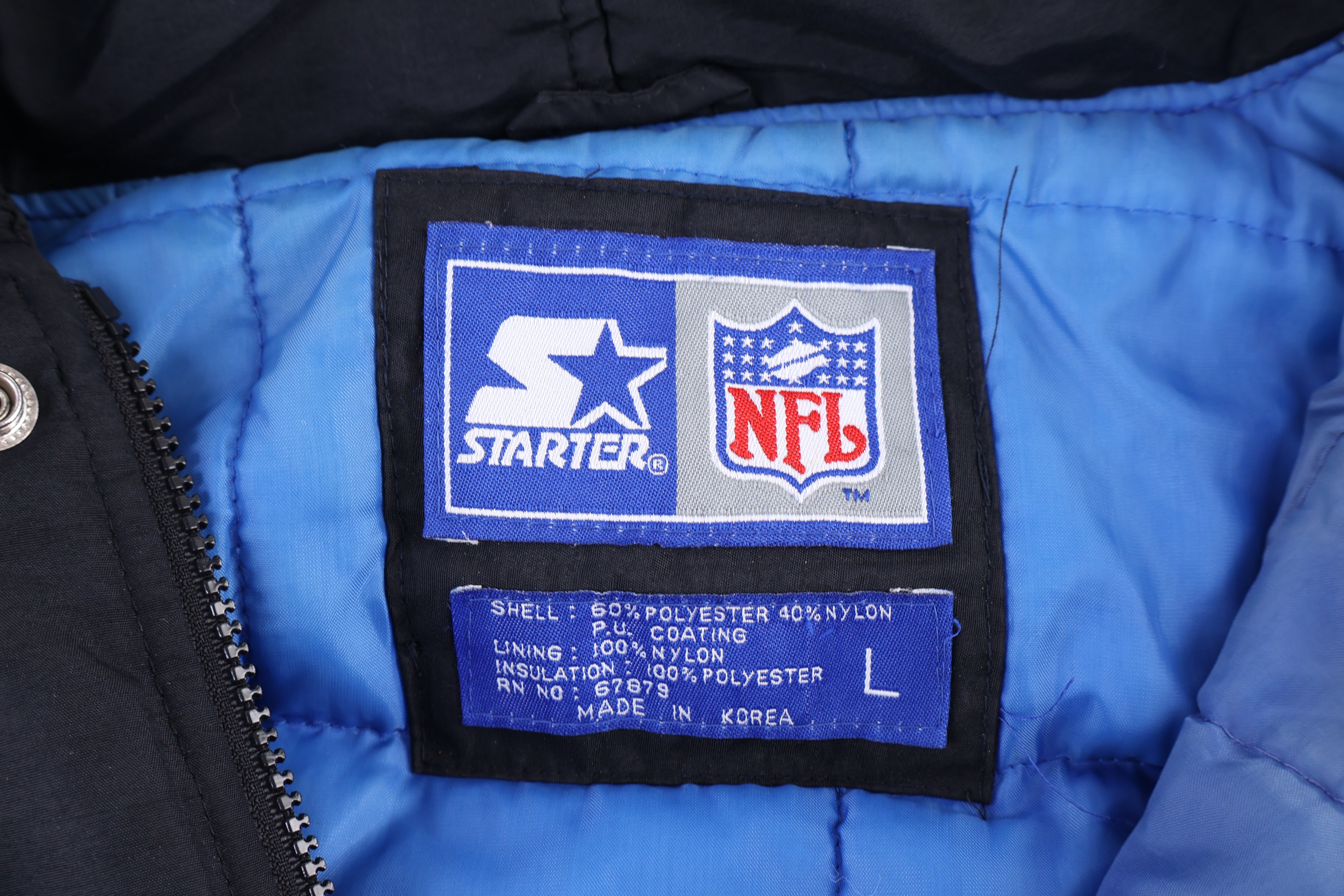 90's Starter New York Giants Football Full Zip Jacket