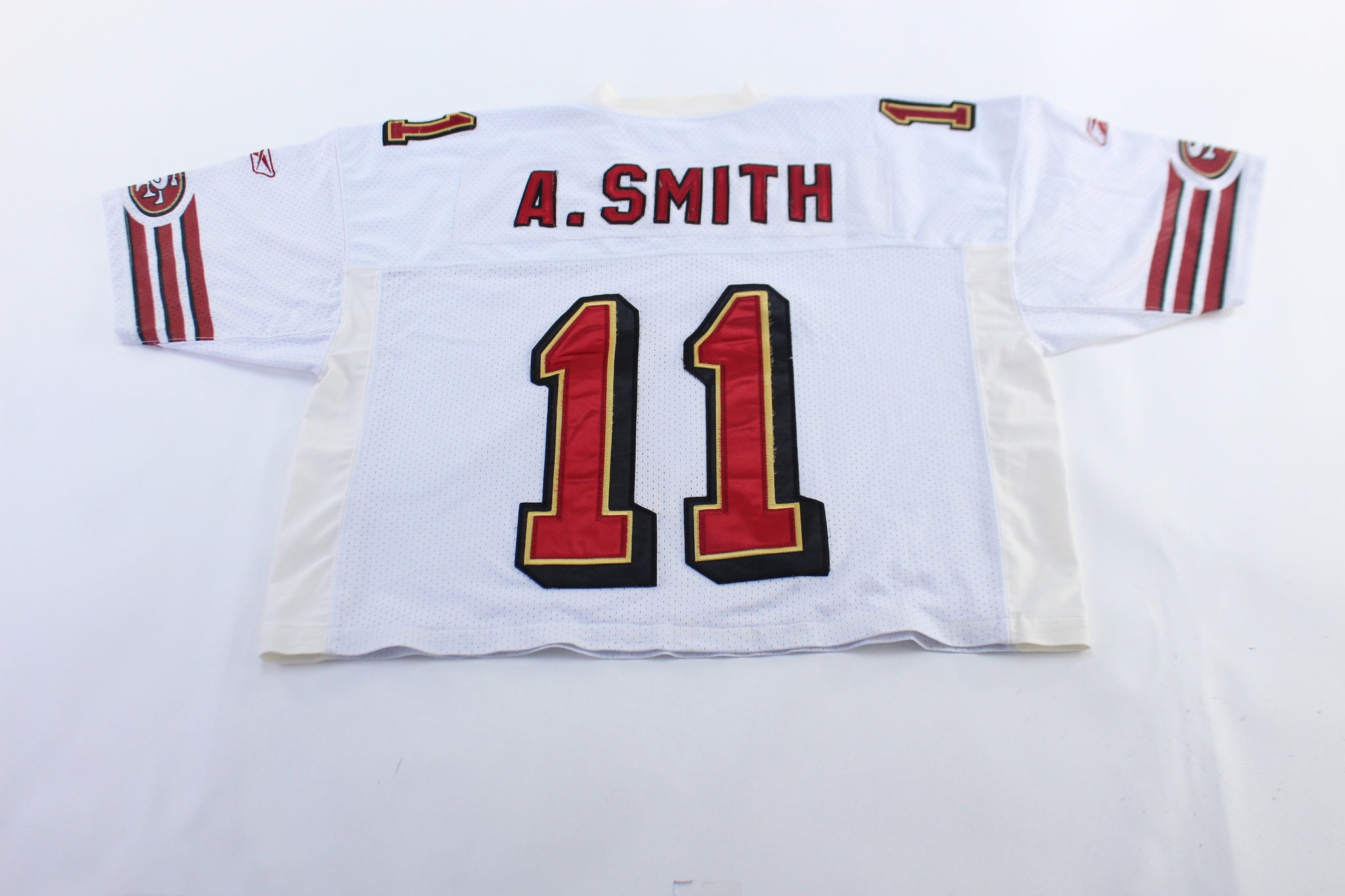 Reebok Embroidered Logo San Francisco 49ers Alex Smith Cropped Jersey ThriftedThreads