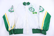 80's Larry Bird Boston Celtics Basketball Bomber Jacket