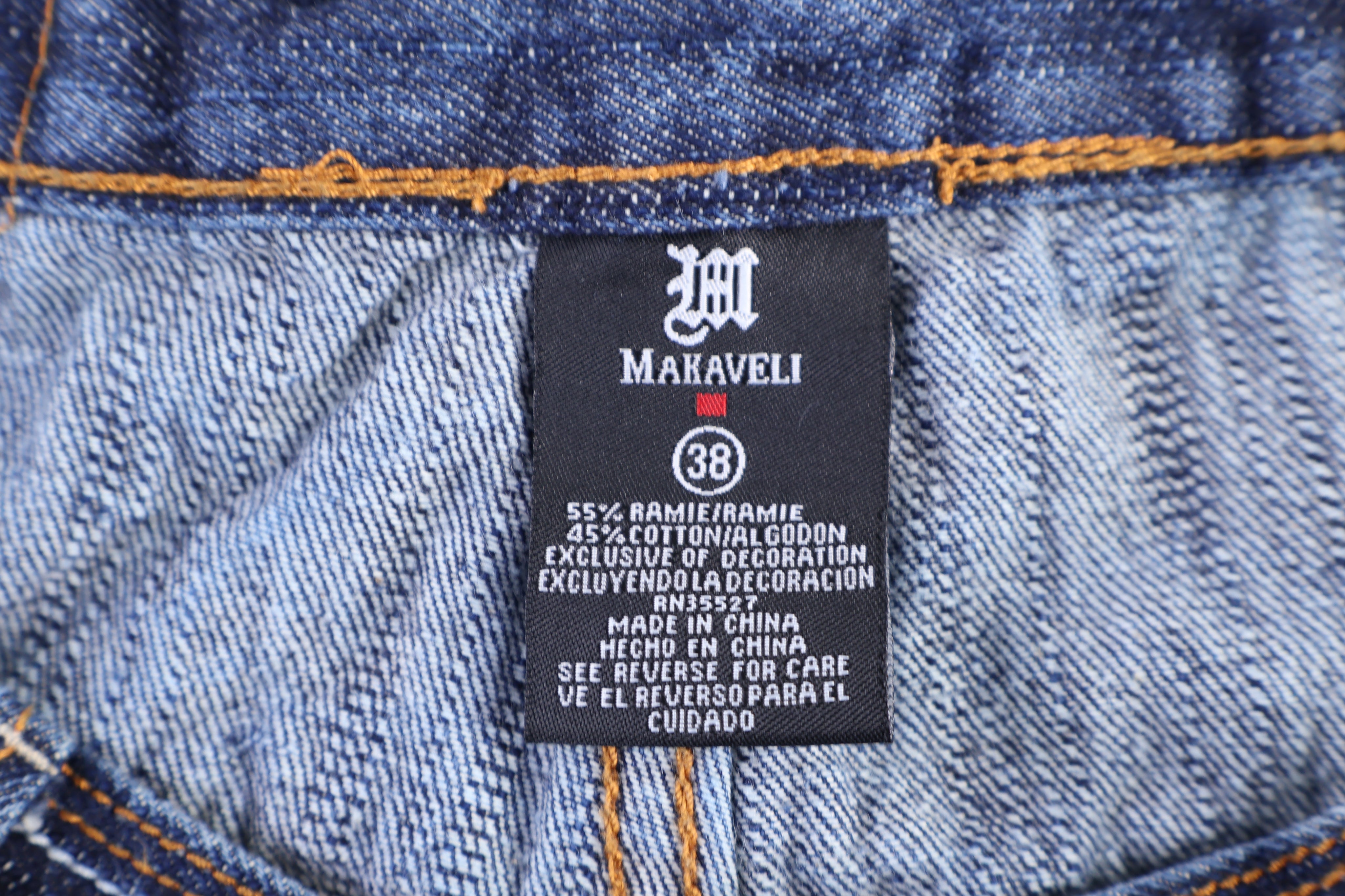 Makaveli Dark Wash Denim Jeans