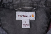 Carhartt Logo Patch Grey LS Button Down
