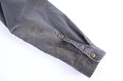 Carhartt Logo Patch Grey LS Button Down