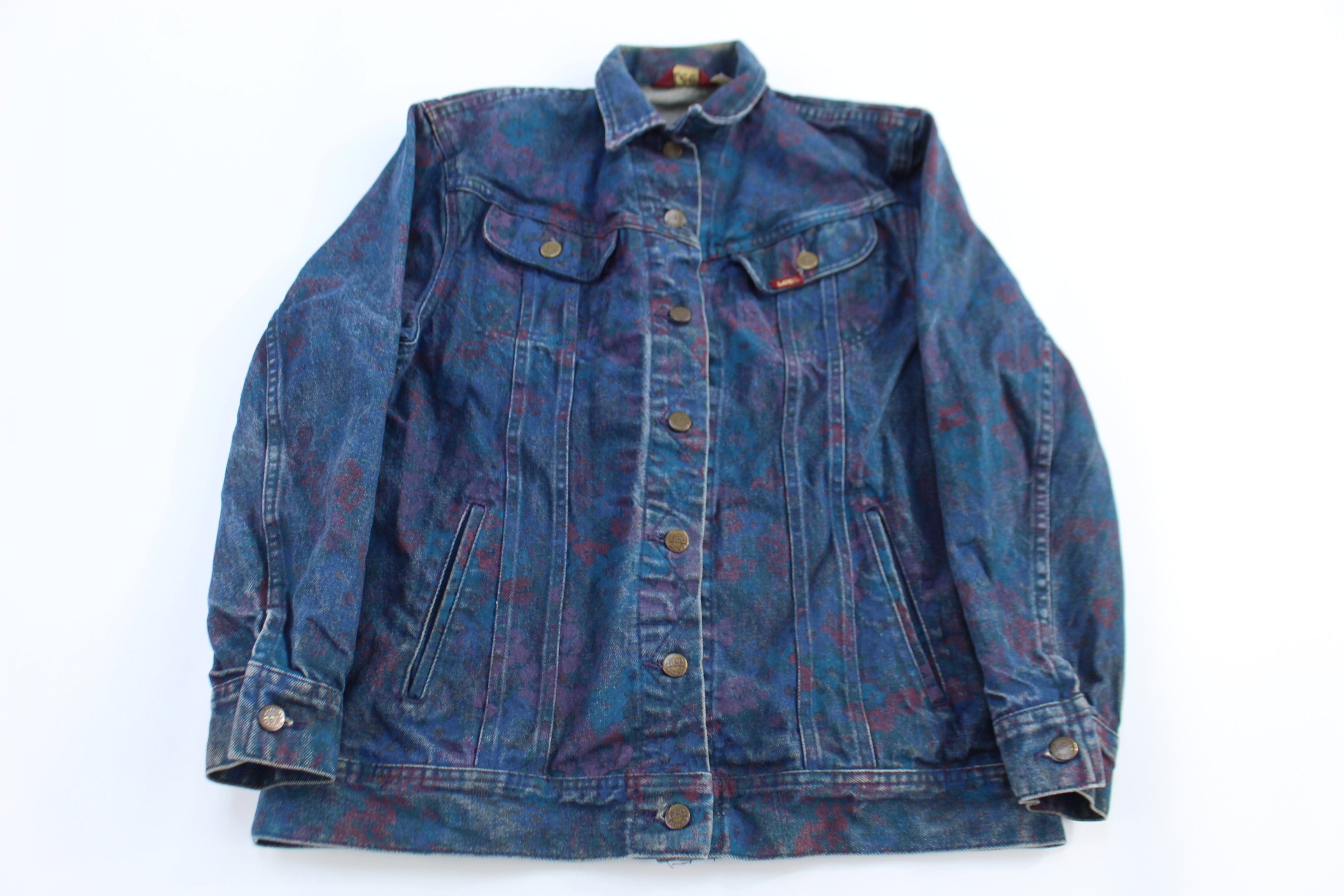 Women's 90's Lee Multipatterned Denim Trucker Jacket