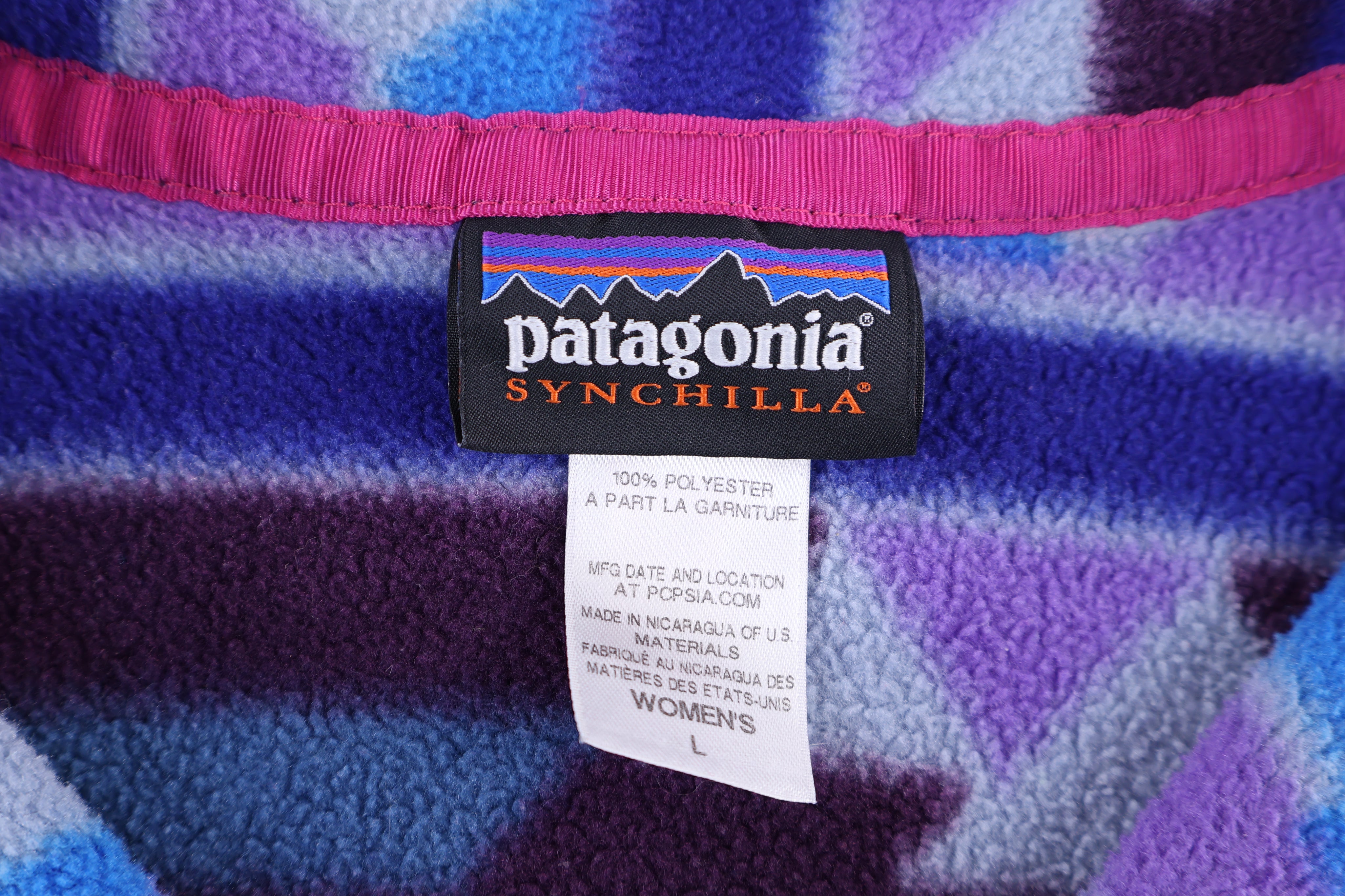 Patagonia Synchilla Logo Patch Snap-T Fleece Pullover