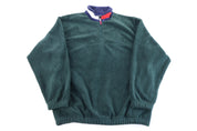Vintage Tommy Hilfiger Green Fleece Pullover