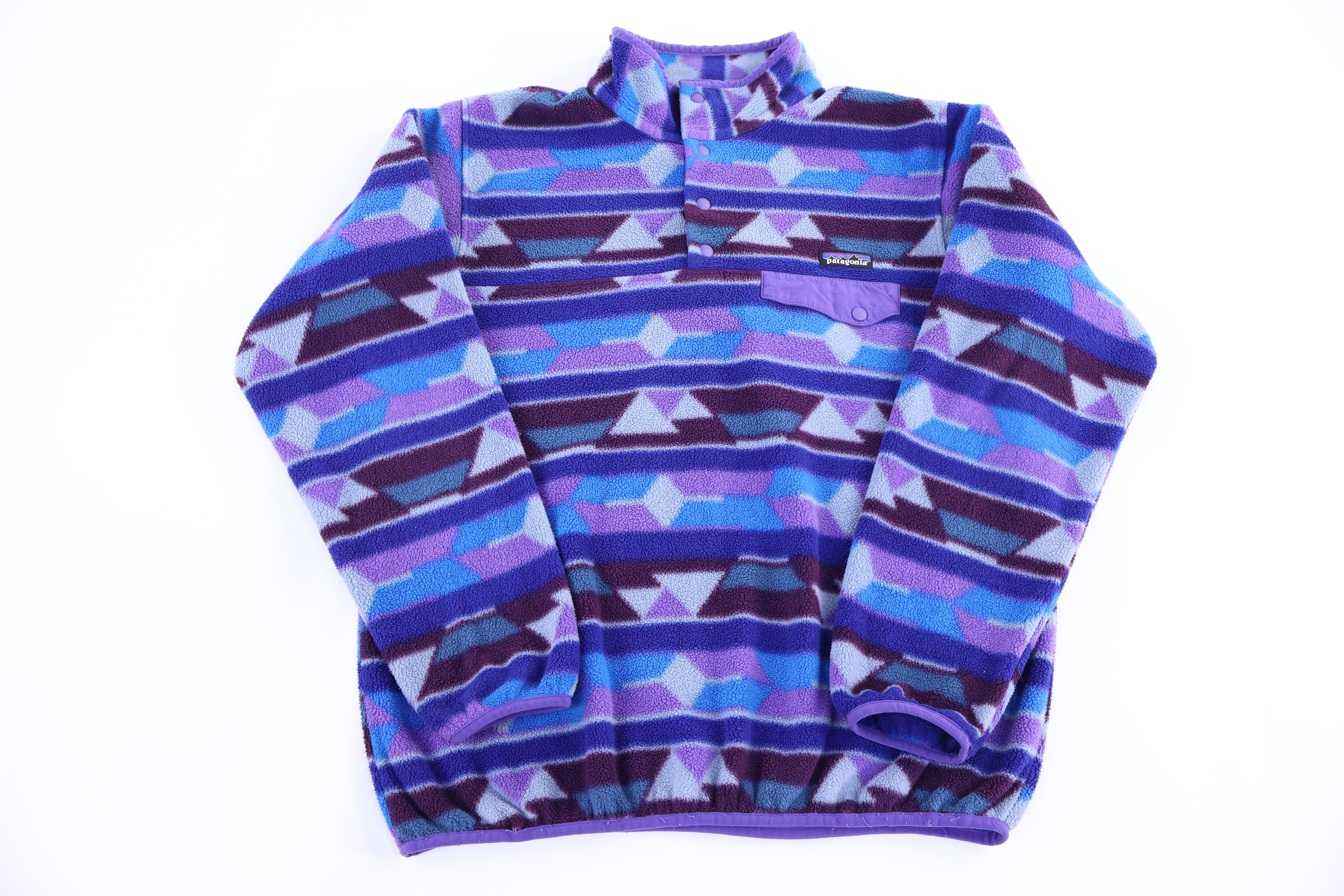 Patagonia Synchilla Logo Patch Snap-T Fleece Pullover