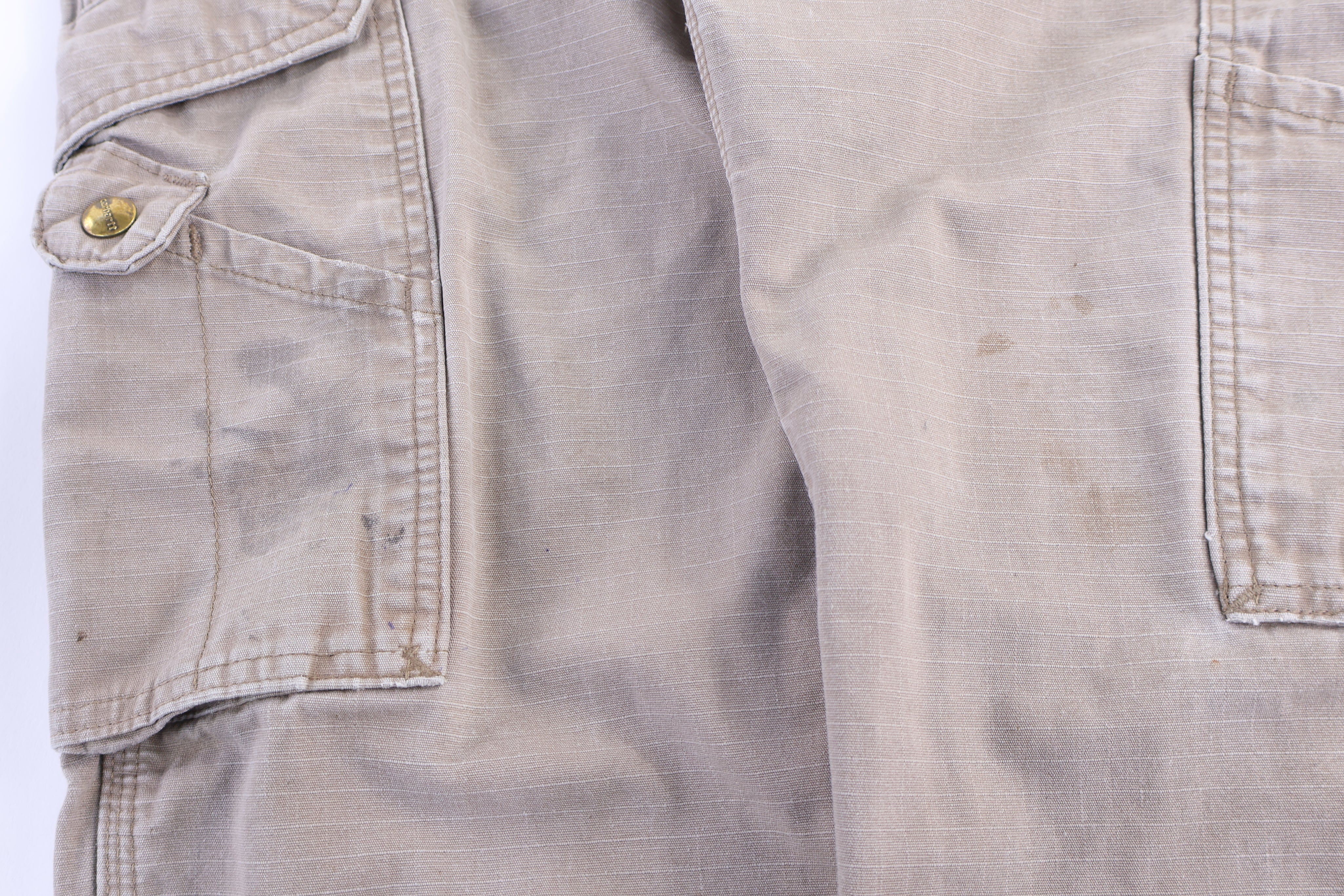 Carhartt Logo Patch Tan Cargo Pants