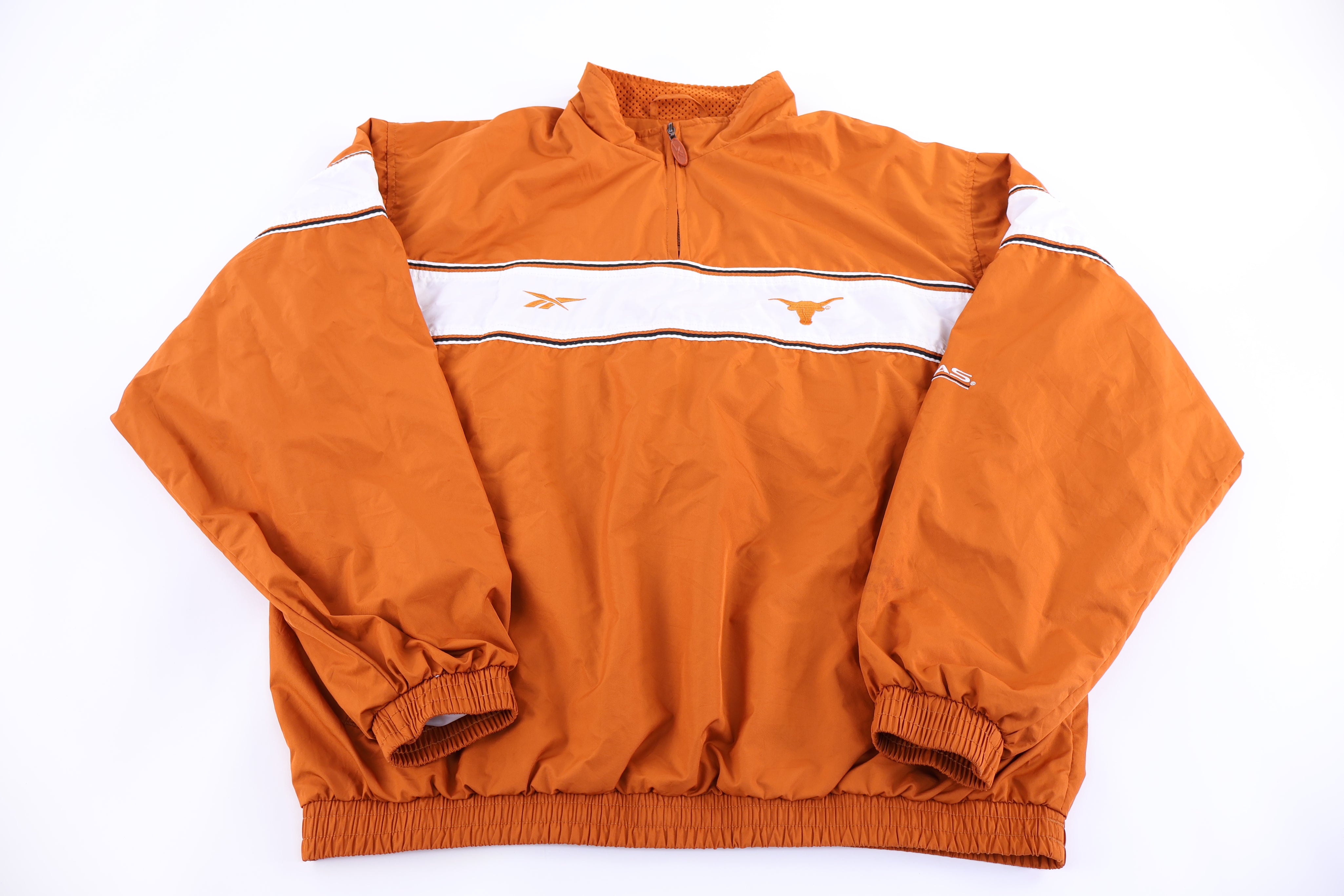 Vintage Reebok University of Texas Pullover Windbreaker