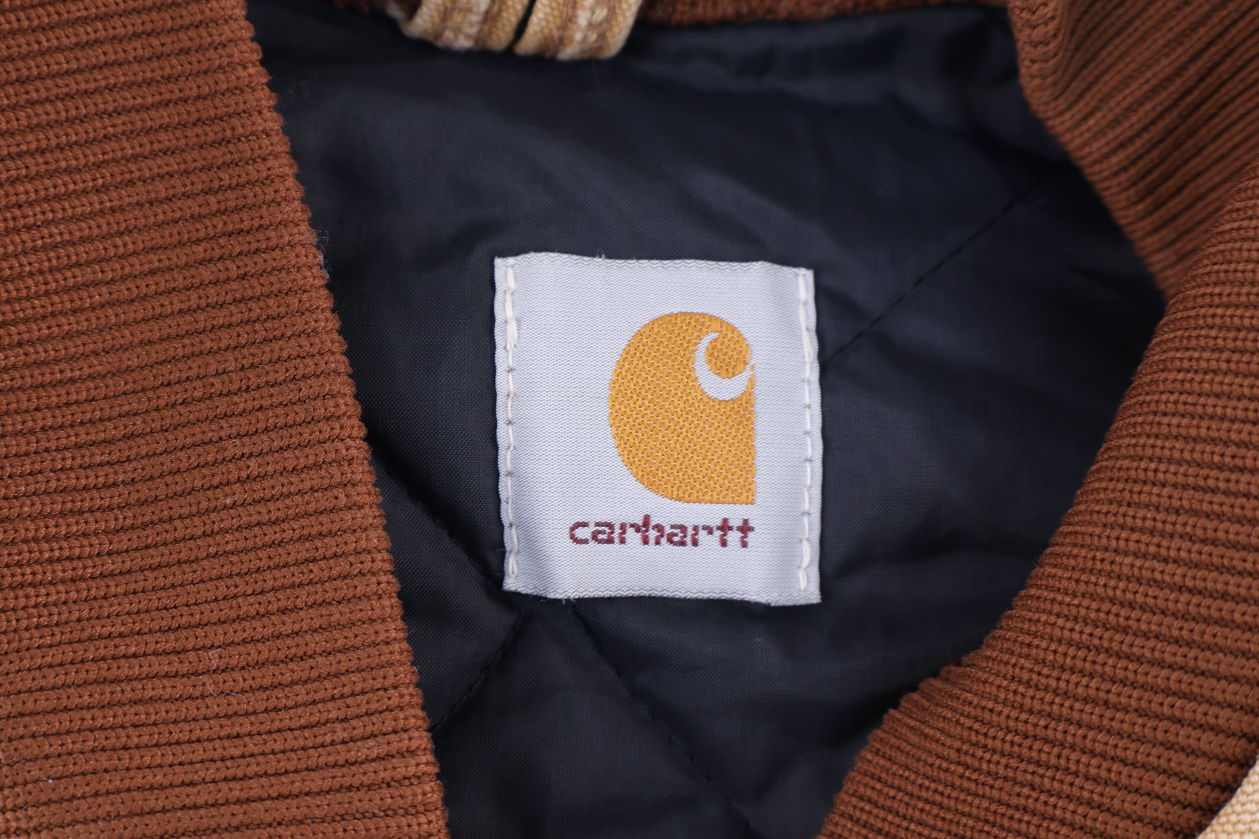 Carhartt Logo Patch Tan Full Zip Vest