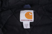 Carhartt Logo Patch Blue Full Zip Jacket