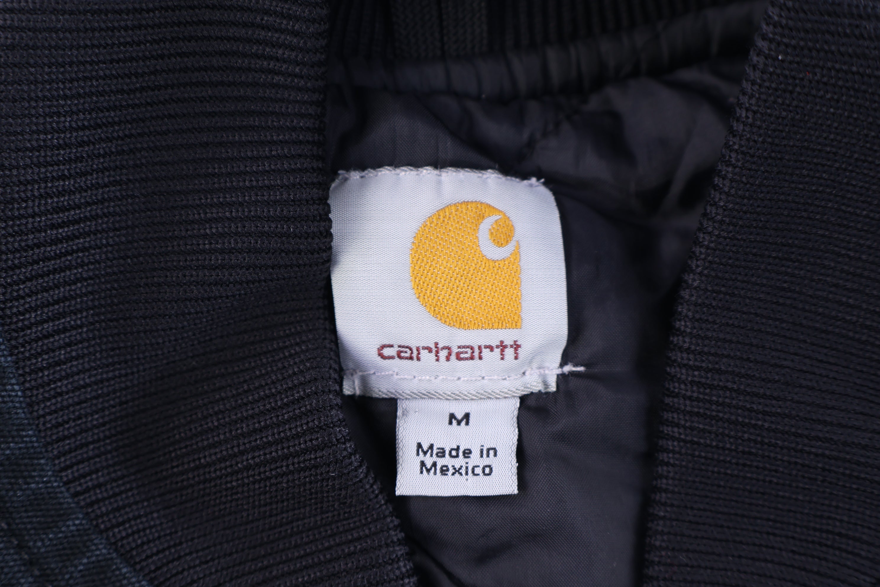 Carhartt Logo Patch Black Full Zip Vest