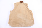 Carhartt Logo Patch Tan Full Zip Vest