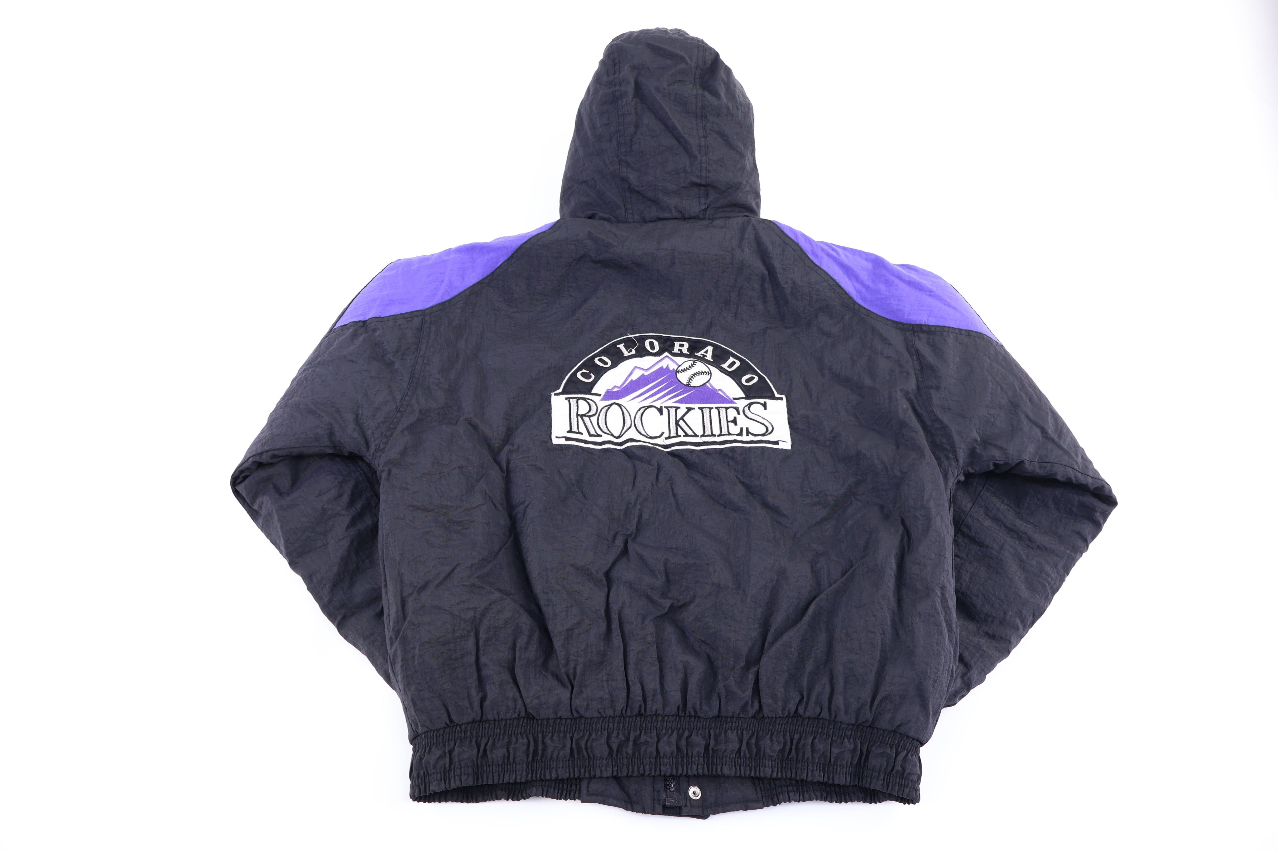 Starter Colorado Rockies Baseball Full Zip Jacket