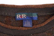 90's R&R Casuals Brown Knit Sweater