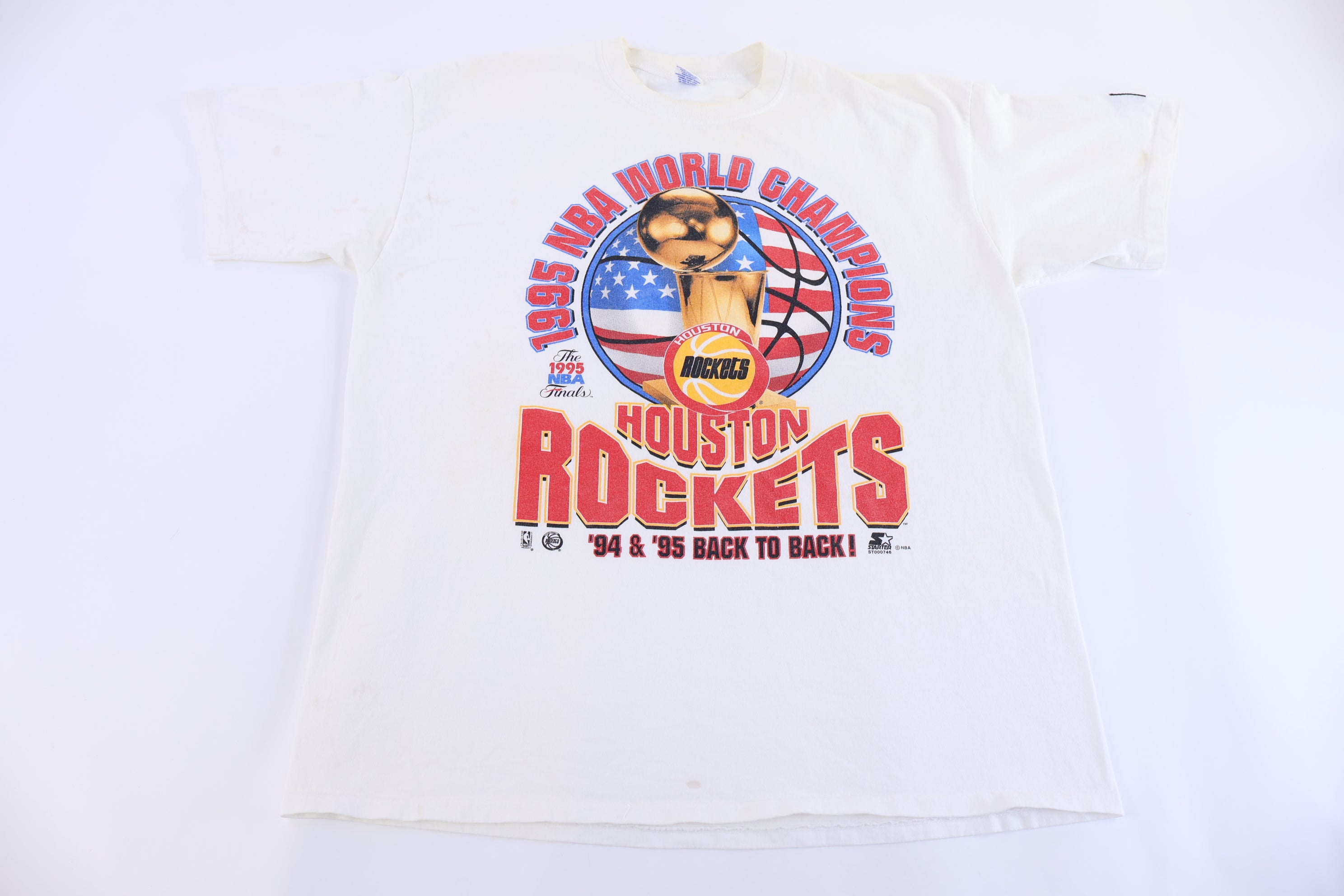 1994 Houston Rockets Basketball World Champions T-shirt