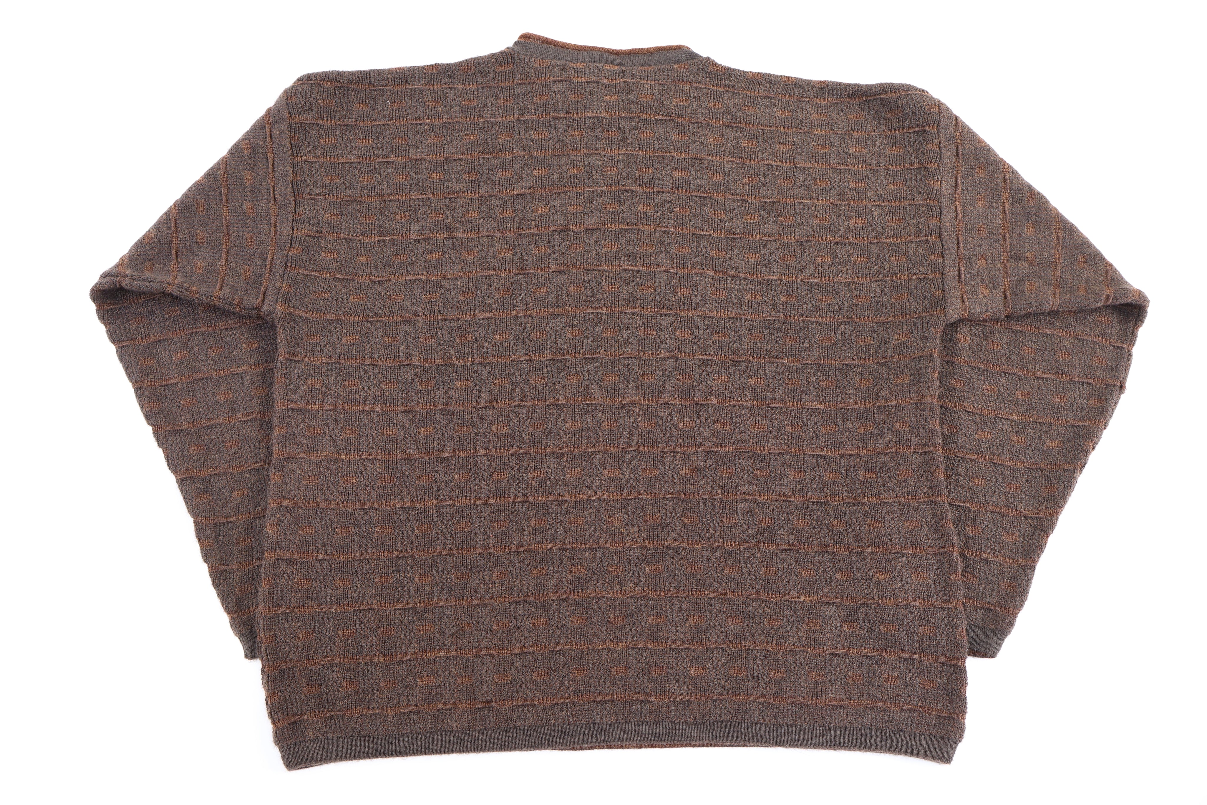 90's R&R Casuals Brown Knit Sweater